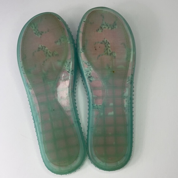 Stuart Weitzman Diamond Blue Jelly Slides Size 8💎 - Picture 6 of 9